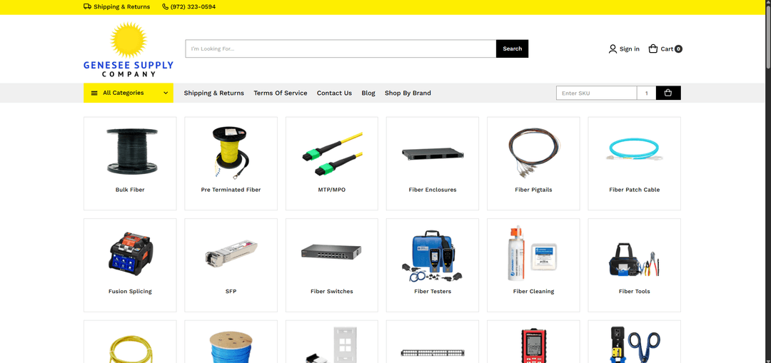 Genesee Supply - BigCommerce Enterprise Store