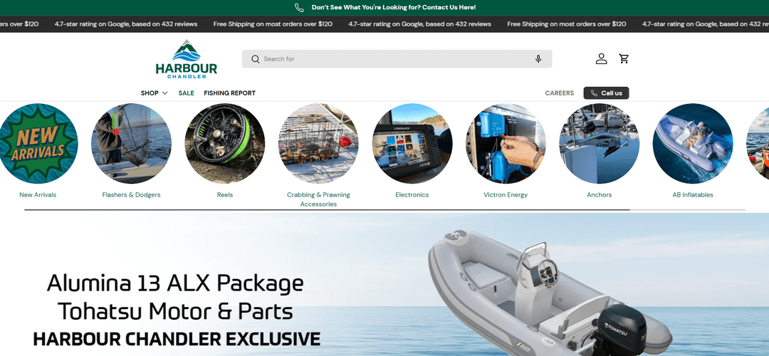 Shopify Fishing Store