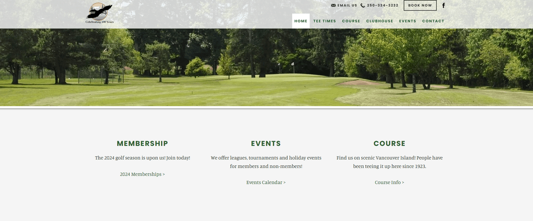 Golf Club Website